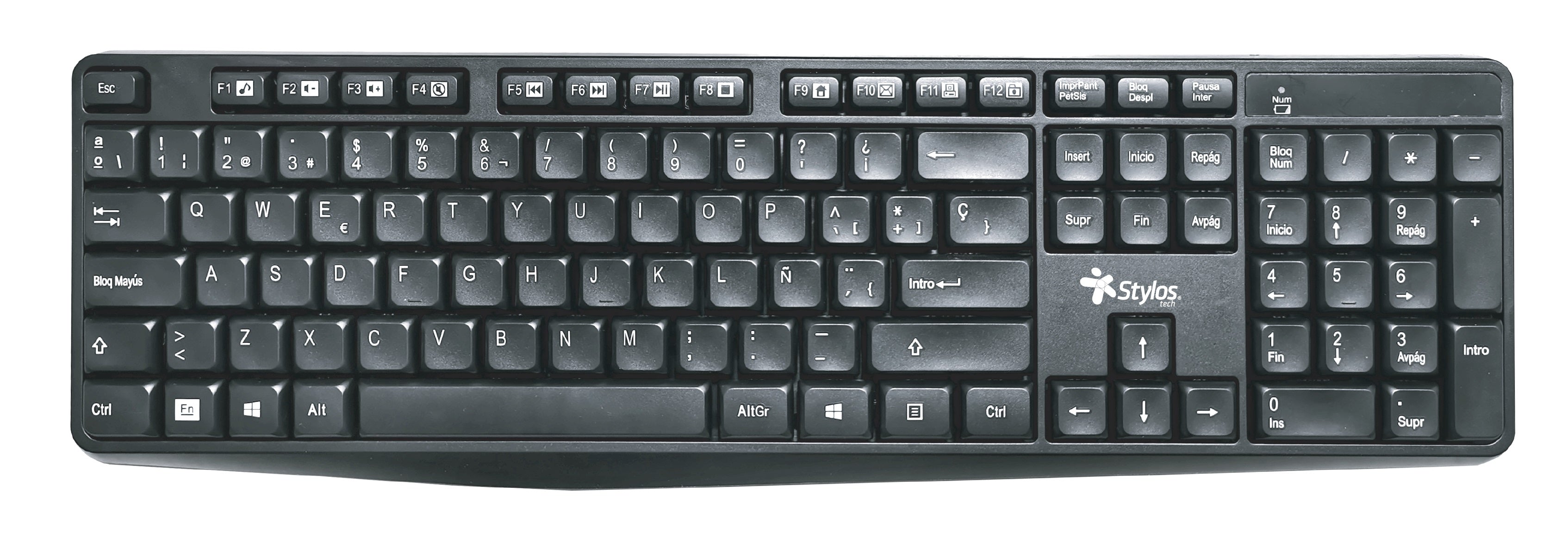 Teclado Inalambrico Stylos. STPTEC4B - Teclado Inalambrico Stylos. STPTEC4B -